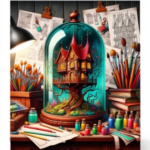 Tiny Marvels: Crafting Miniature Worlds - Kindle Edition-0