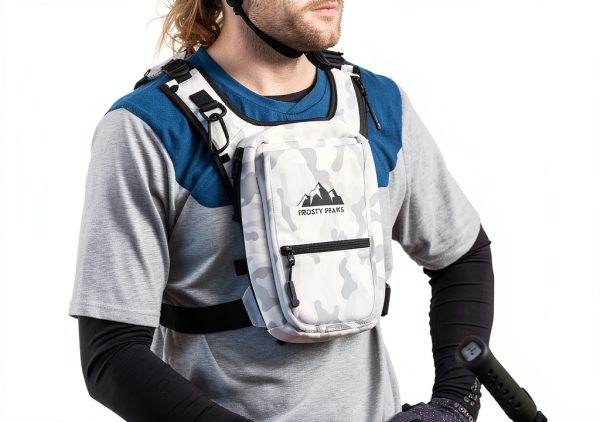 The Ride Pack Minimalist Chest Rig Dual-Side Pockets Snow Camo-1