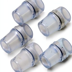 5-Pack Replacement Bite Valve Nozzles Compatible with Osprey, Nathan & Hydrapak Hydration Reservoirs - BPA-Free, Phthalate-Free, Lead-Free Silicone Sheaths-0