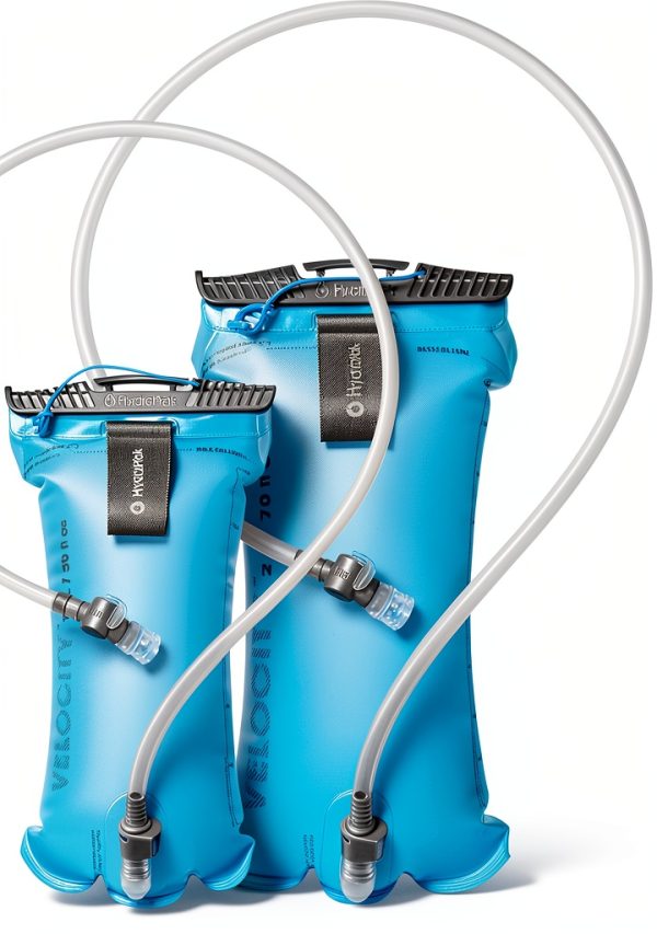 HydraPak Velocity Hydration Reservoir (1.5L or 2L), Slim Profile Water Bladder, Self-Sealing Bite Valve, Leak Proof, Reversible, Dishwasher Safe-4