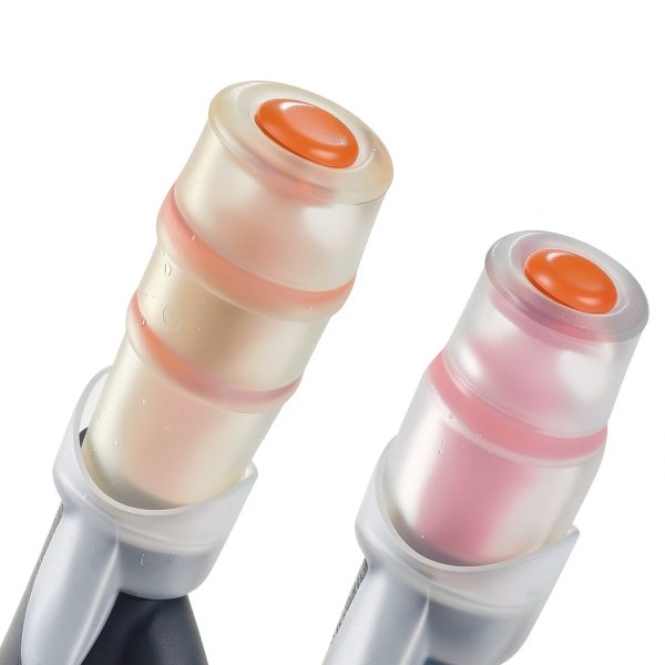 5-Pack Replacement Bite Valve Nozzles Compatible with Osprey, Nathan & Hydrapak Hydration Reservoirs - BPA-Free, Phthalate-Free, Lead-Free Silicone Sheaths-3