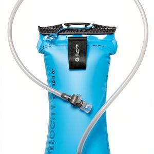 HydraPak Velocity Hydration Reservoir (1.5L or 2L), Slim Profile Water Bladder, Self-Sealing Bite Valve, Leak Proof, Reversible, Dishwasher Safe-0