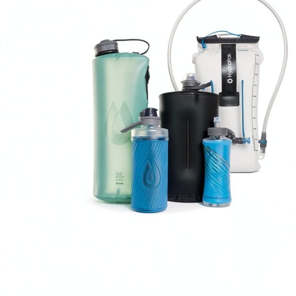 HydraPak Velocity Hydration Reservoir (1.5L or 2L), Slim Profile Water Bladder, Self-Sealing Bite Valve, Leak Proof, Reversible, Dishwasher Safe-5