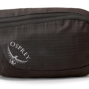 Osprey Zippered Pack Pocket Black Nylon Backpack Accessory One Size-0