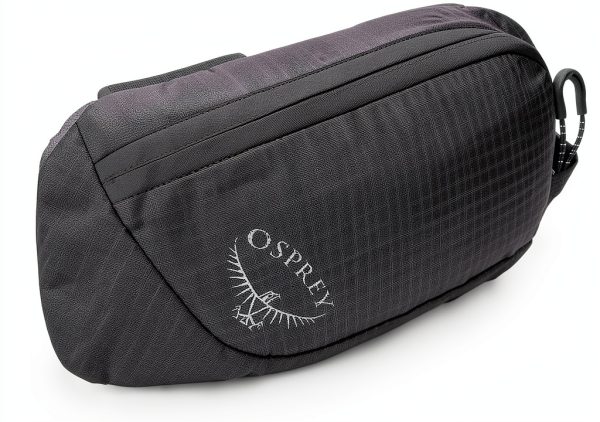 Osprey Zippered Pack Pocket Black Nylon Backpack Accessory One Size-1