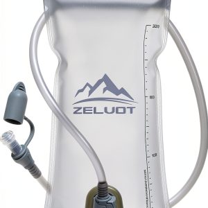 2L Hydration Bladder Zelvot BPA Free Reservoir Hiking Backpack White-0