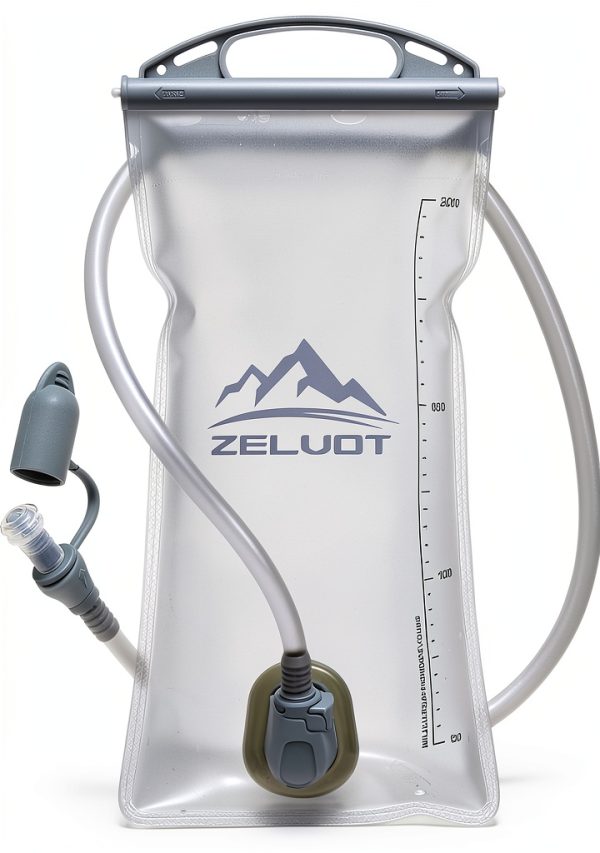 2L Hydration Bladder Zelvot BPA Free Reservoir Hiking Backpack White-0
