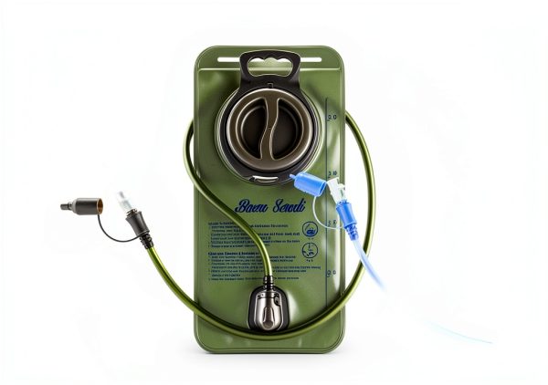 Hydration Bladder 2L 70oz Pack of 2 Baen Sendi Blue and Army Green-1