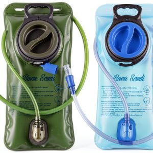 Hydration Bladder 2L 70oz Pack of 2 Baen Sendi Blue and Army Green-0